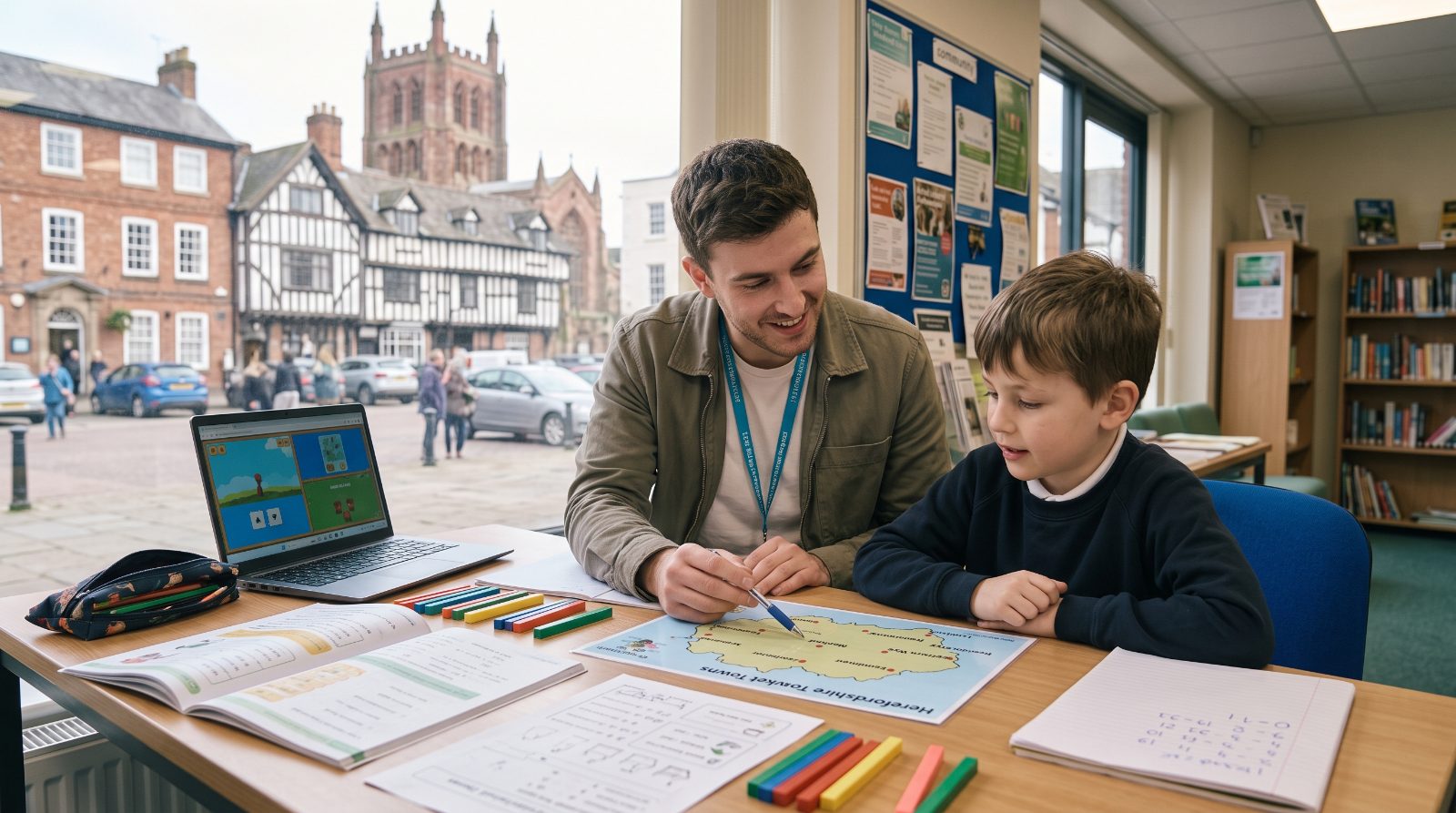 1:1 tuition in Hereford: supporting pupils across Herefordshire's market towns